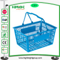 Atacado Supermercado de plástico Carry Shopping Basket